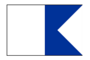 Bandera de Buceo - I have a diver down; keep well clear at slow speed